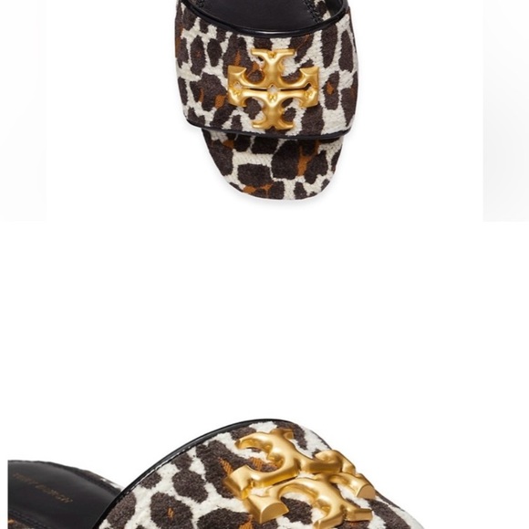 Tory Burch Eleanor-Print Logo Slides - Picture 4 of 4